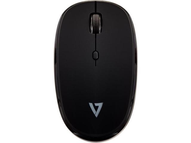 V7 Bluetooth Silent 4-Button Mouse Black MW550BT