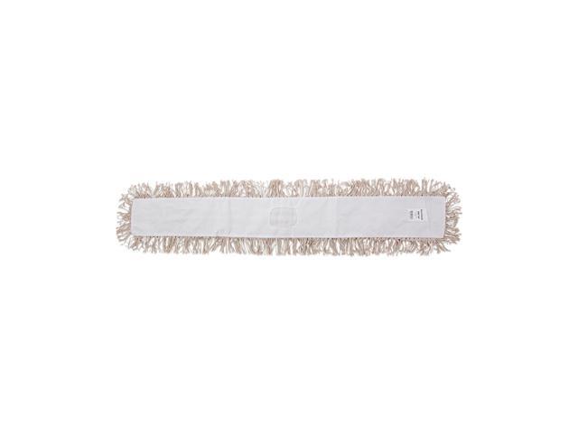 Boardwalk Industrial Dust Mop Head Hygrade Cotton 48w x 5d White 1348