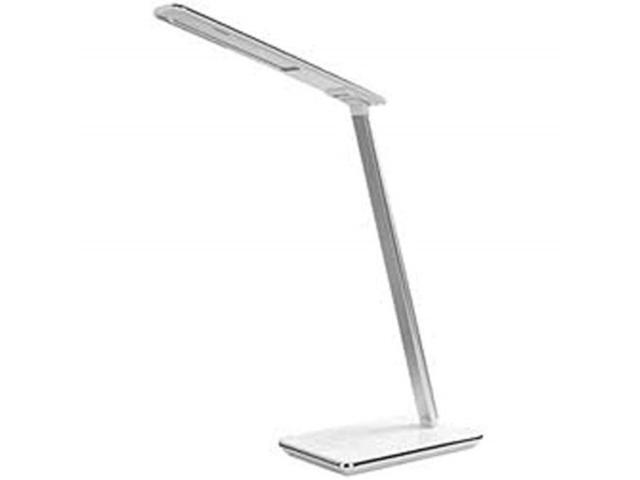 Supersonic LED Desk Lamp with Qi Wireless Charger for Mobile Phones (SC-6040QI-White)