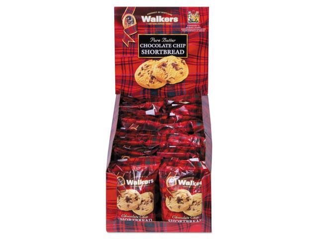 Walkers W1537D Shortbread Cookies Chocolate Chip Shortbread 22 oz Box