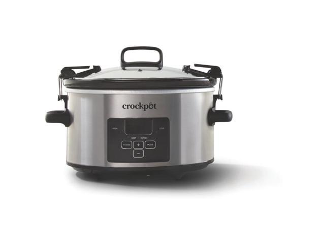 Crockpot 4-Quart Cook & Carry Slow Cooker, Programmable Slow Cooker