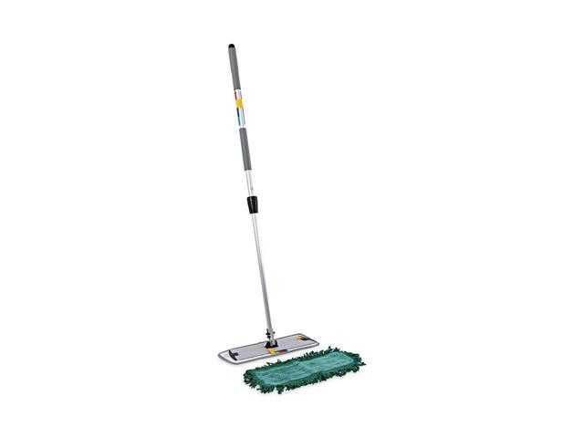 Boardwalk Microfiber Cleaning Kit 18' Wide Blue/Green Head 35' to 60' BWKMFKIT