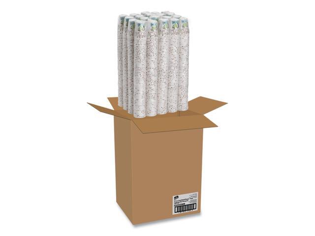 PerfecTouch Paper Hot Cups 12 oz Coffee Haze Design Individually Wrapped 1000/Carton 5342CDWR