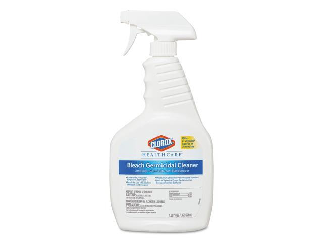 Clorox CLO 68967 Bleach Germicidal Cleaner 22 oz Spray Bottle 8/Carton