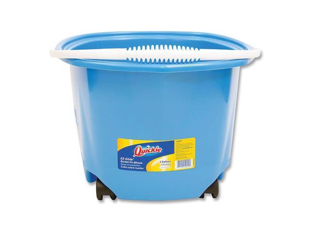 Quickie 20000ZQK Home Pro Ez Glide Blue Bucket On Wheel 5 Gallon