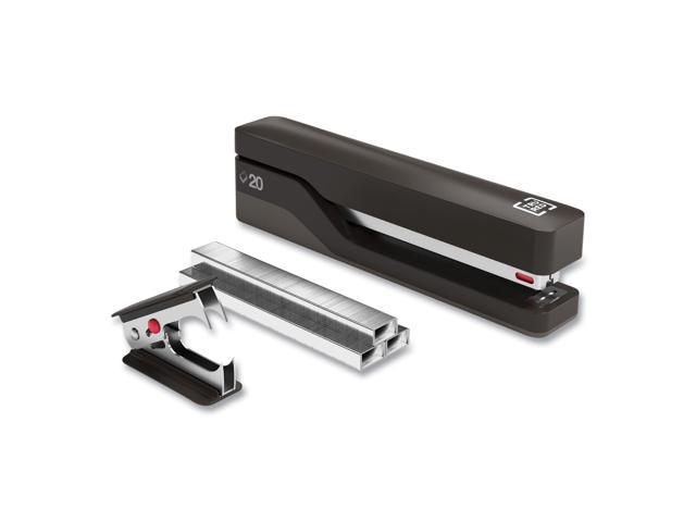 TRU RED Desktop Stapler Kit 20-Sheet Capacity Black TR58081