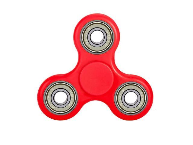Worryfree Gadgets FIDGET RED Fidget Spinner Stress Reducer Toy for Kids & Adults