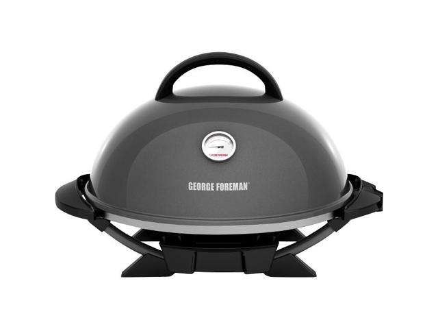 George Foreman 15 Serving Indoor/Outdoor Electric Grill Gunmetal