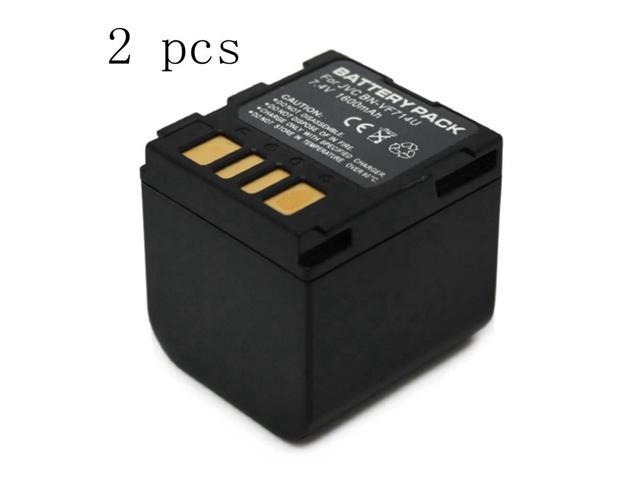 2 Pieces 1600mAh BN-VF714U BN VF714 BNVF714 Camera Battery For JVC GR-D250 GR-DF590 GR-X5 GZ-MG40 GZ-MG50 DSC-E6