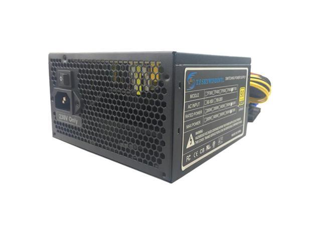 600W ATX 12V Gaming PSU 600W Computer PC Power Supply Computer PC CPU Power Supply 20+4pin 120mm Fans PCIE SATA Desktop Power