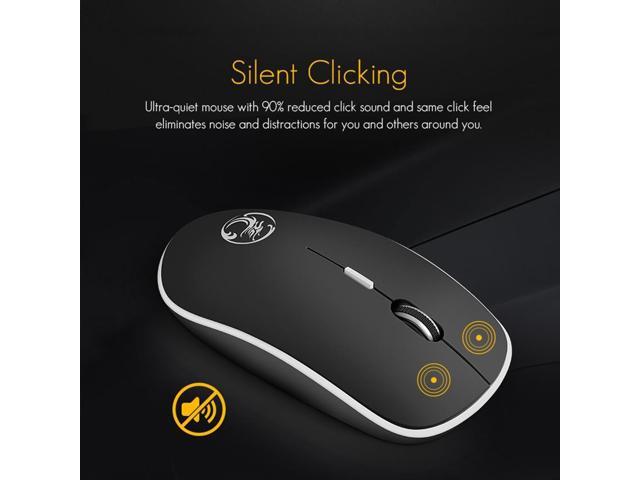 iMICE G-1600 Plus 24Ghz 1600 DPI Ergonomic Noiseless USB Mute Wireless Mouse