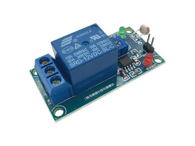 5V 12V Light Photoswitch Sensor Switch LDR Photoresistor Relay Module Light Detection Photosensitive Sensor Board