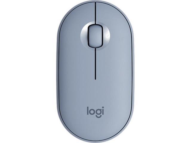 Logitech PEBBLE M350 910-005773 Blue Grey Dual (RF / Bluetooth Wireless) Optical Mouse