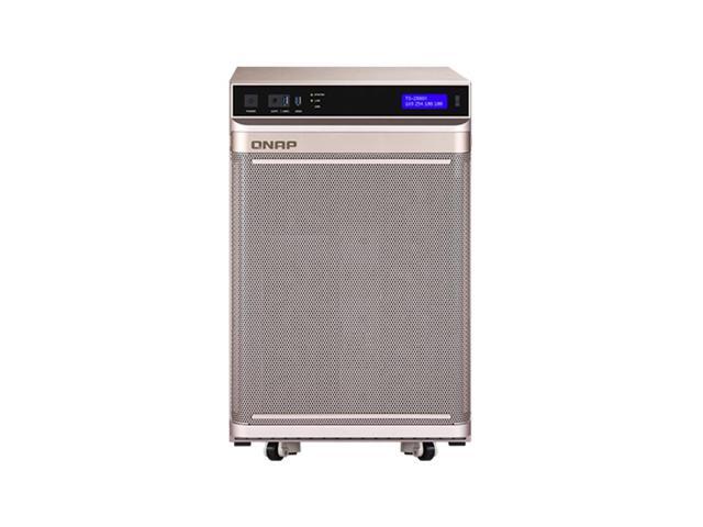 QNAP 28-bay AI NAS built-in 8 x 25'/35' SATA 6Gb/s port 12 x 25' SATA 6Gb/s port 4 x 25' U2 port Intel® Xeon® Processor W-2175 14 core