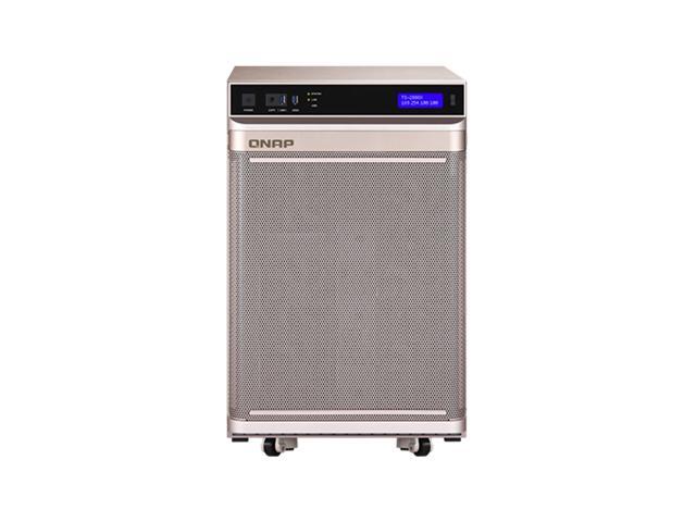 QNAP 28-bay AI NAS built-in 8 x 25'/35' SATA 6Gb/s port 12 x 25' SATA 6Gb/s port 4 x 25' U2 port Intel® Xeon® Processor W-2195 18 core