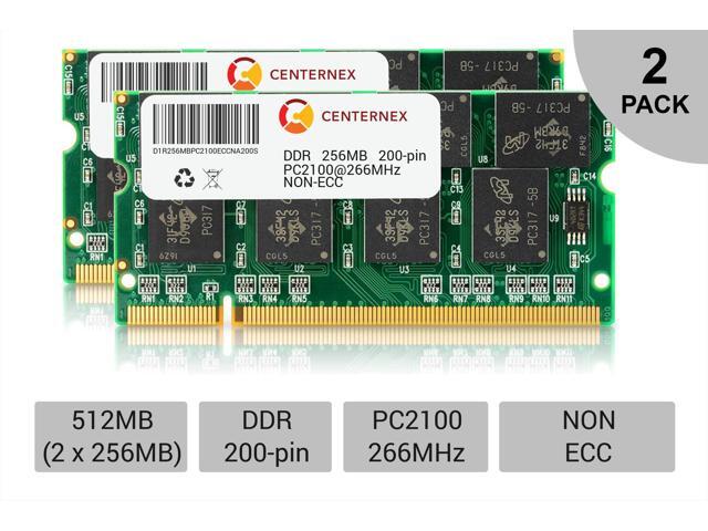 Neweggbusiness 512mb Kit 2 X 256mb Dell Latitude 100l C540 C640 C840 D400 D500 Ram Memory By Centernex