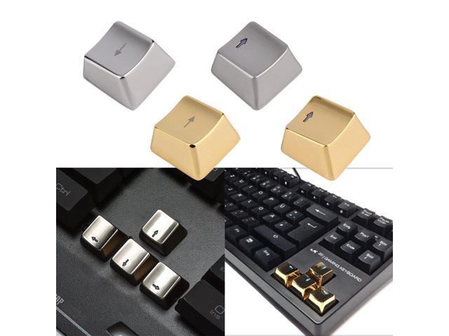 Cool Zinc Alloy Up Down Left Right Direction 4 Key Caps Mechanical Keycap Keyset For Mechanical Gaming Keyboards