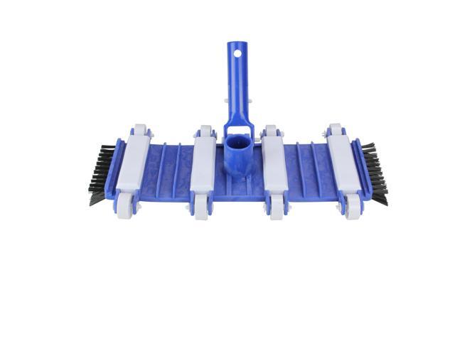 15' Blue and White Vacuum Head with Side Brushes