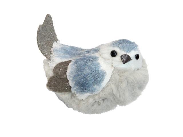 55' Blue and White Resting Bird Christmas Tabletop Figurine