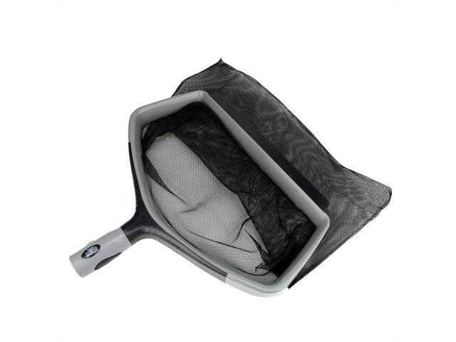 175-Inch Gray and Black Swimming Pool Deep Bag Leaf Rake Skimmer Head