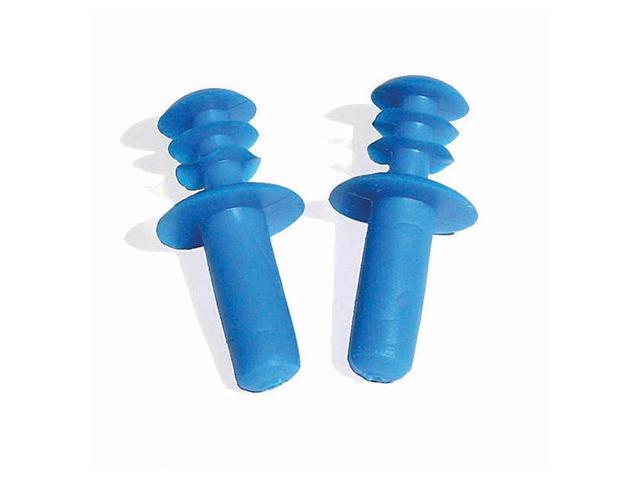 Blue Molded Circular Swimming Pool Ear Plugs