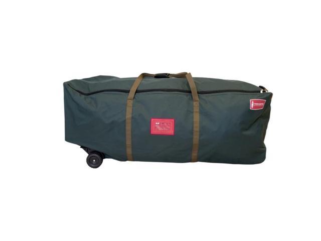 58' Green No Drag Big Wheel Christmas Tree Storage Duffel Bag