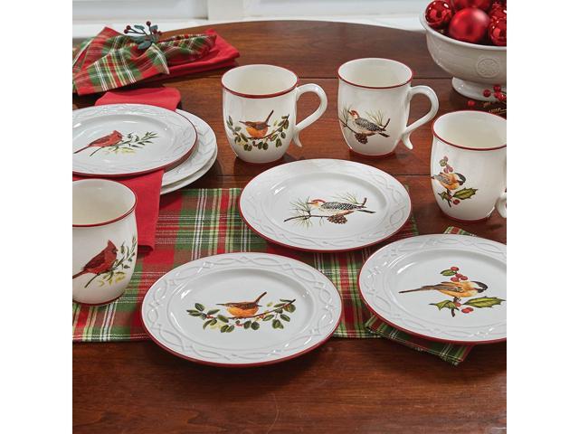 Park Designs Winter Birds Mugs Set