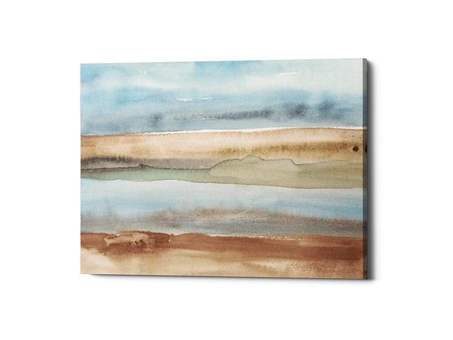 Epic Graffiti Plein Air Riverscape II by Alicia Ludwig Giclee Canvas Wall Art 34' x 26' Blue