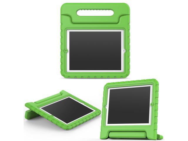 MoKo Case Fit iPad 2/3 / 4 - Kids Shock Proof Convertible Handle Light Weight Super Protective Stand Cover Compatible with iPad 2 / The New iPad 3