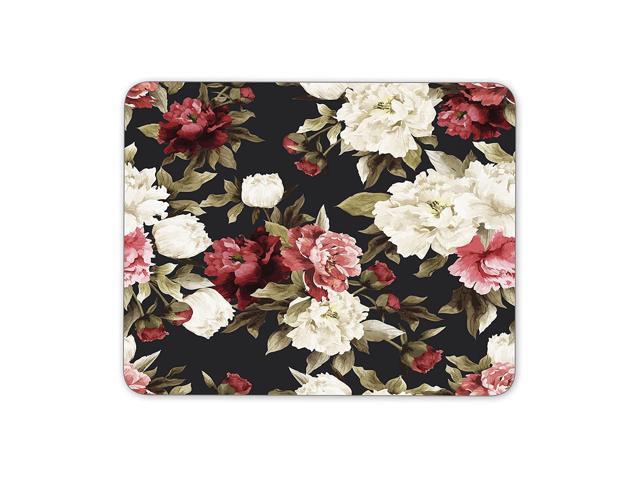 Seamless floral pattern with peony Mouse Pad mouse mouse pad Mouse Pad Pad Office Mouse Pad Gaming Mouse Pad Mat Mouse Pad mousepad Dimension: 95'