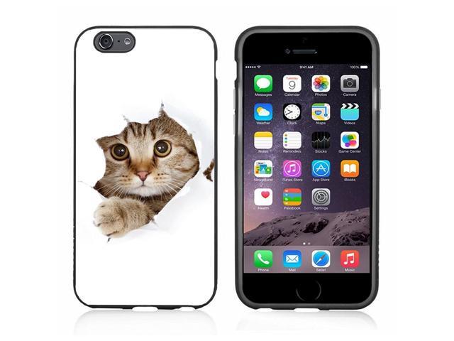 Cute Cat Tearing Paper Case/Cover for iPhone 6 or 6S by Atomic Market by Atomic Market