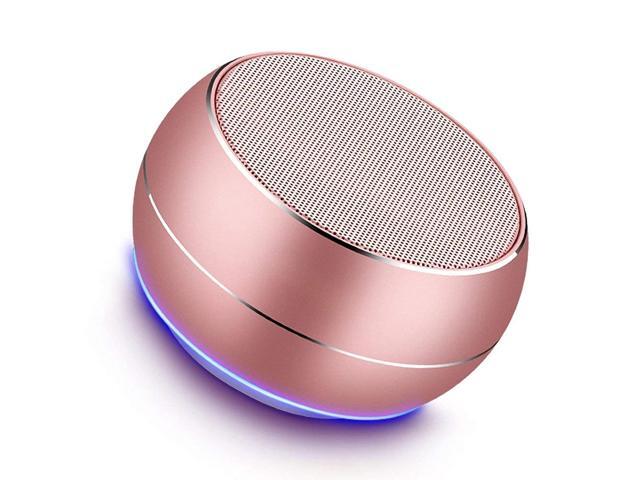 NUBWO Portable Bluetooth Speakers with HD Audio and Enhanced Bass Built-in Speakerphone for iPhone iPad BlackBerry Samsung and More (Rose Gold)