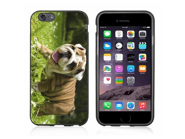 Happy English Bulldog Puppy Case/Cover for iPhone 6 or 6S by Atomic Market by Atomic Market