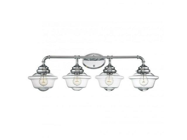 Pemberly Row 4 Light Bath Bar in Chrome