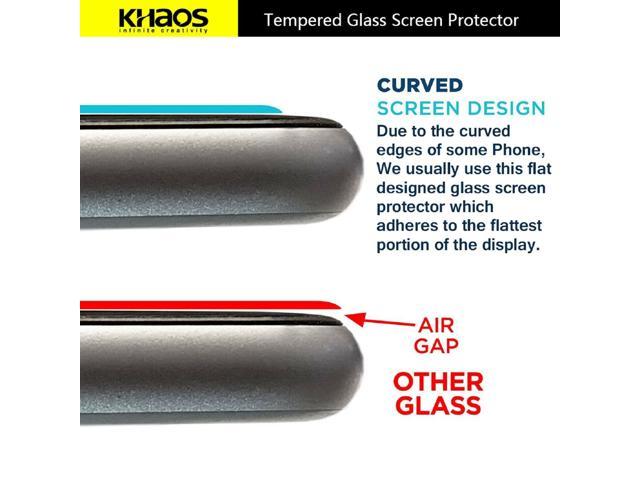 6X Khaos For Google Pixel 3 XL Full Cover Tempered Glass Screen Protector Black 