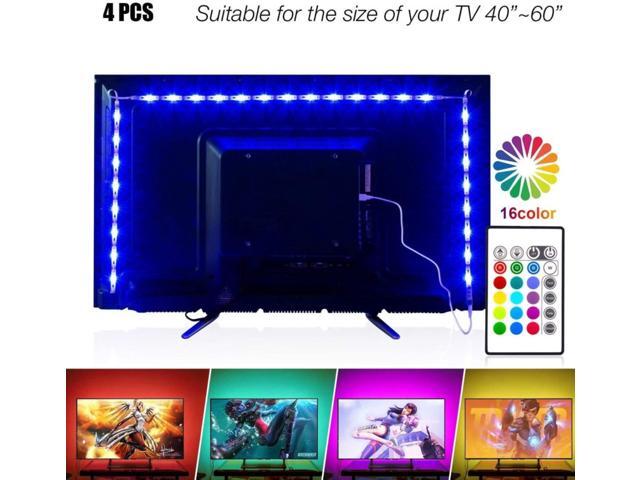 LED TV Backlight Kit with Remote623ft Music Led Strip Lights RGB Smart Light
