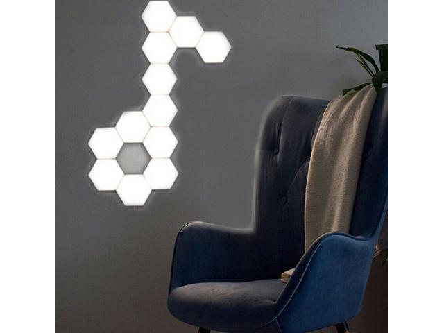 DIY Hexagonal Lamp Group Led Quantum Light Touch module Wall Night light 8pcs US