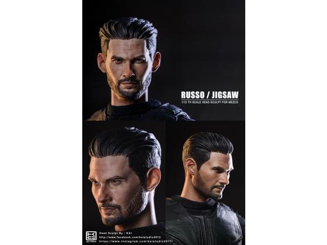 KS-BRH-MZ: Kai Studio 1/12 Grey Billy Russo head for Mezco Netflix Punisher body