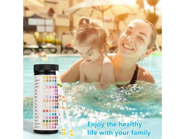 High Sensitivity Test Strips detect pH Hardness Chlorine Lead Iron Copper