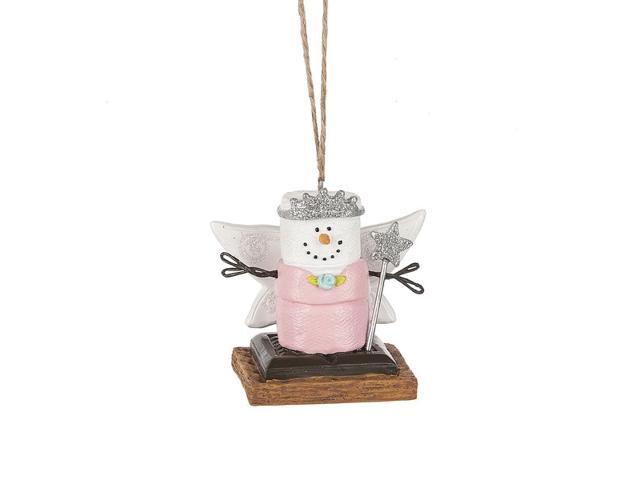 Smores Snowman FAIRY PRINCESS Christmas Ornament by Midwest CBK