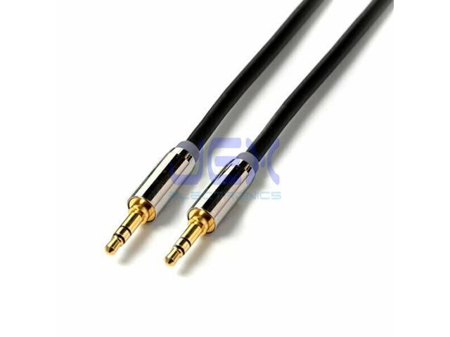 PRO 1ft 12Inch Audio Patch Speaker cable 1/8' 35mm Stereo Jack Male to Male