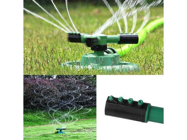 Garden Sprinkler Spray 360° Rotating Impulse Lawn Grass Watering Hose System New