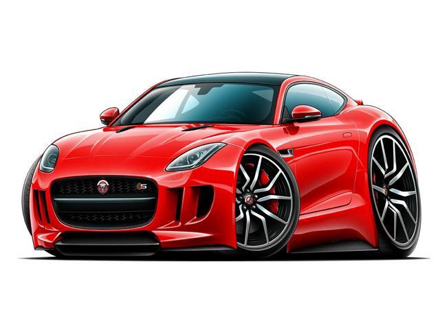 2015 Jaguar S Type Cartoon Car Art Wall Decal Graphic Sticker NEWPING