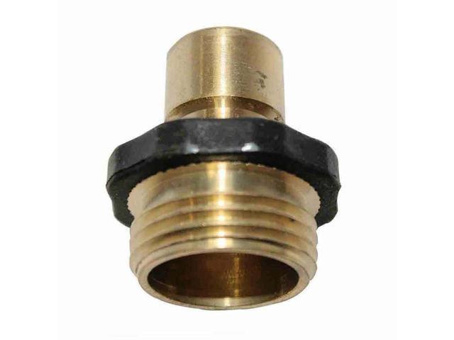 3/4 Inch GHT Male Thread Solid Brass Quick Connect Plug - CPW19