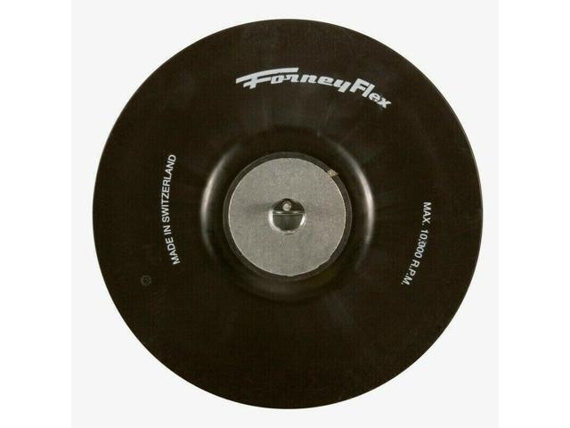 Forney Flex 7' Rubber BACKING PAD 5/8' Arbor 10000 rpm 1 pc Spindle Nut 72323