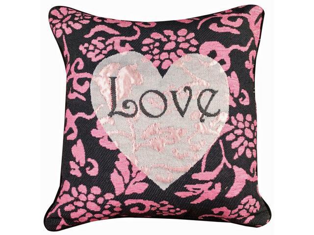 Heart of Hearts Sweetheart Love Valentines Day Tapestry Square Pillow