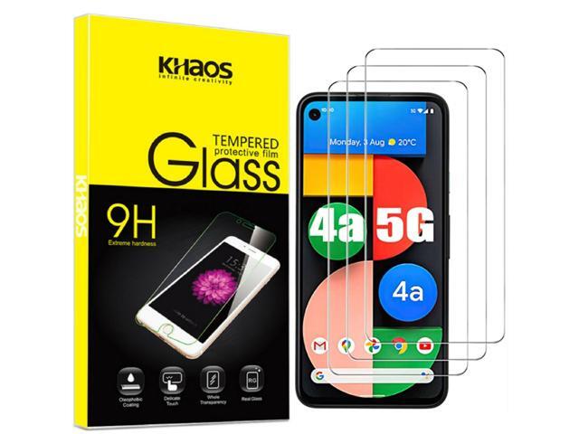 3-Pack For Google Pixel 4A 5G / Pixel 5 XL 2020 Tempered Glass Screen Protector