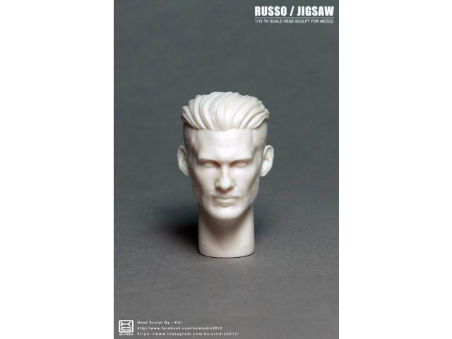 KS-BRH-MZ: Kai Studio 1/12 Grey Billy Russo head for Mezco Netflix Punisher body