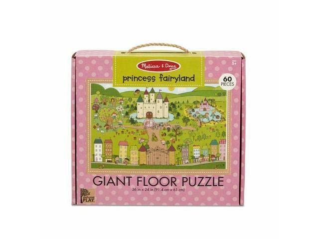 Melissa and Doug Princess Fairyland Giant Floor Puzzle #31372