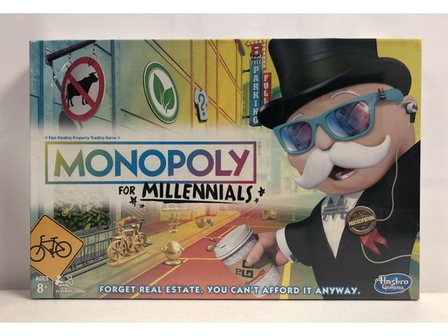 Monopoly For Millennials Millennial Edition New With Damaged Box